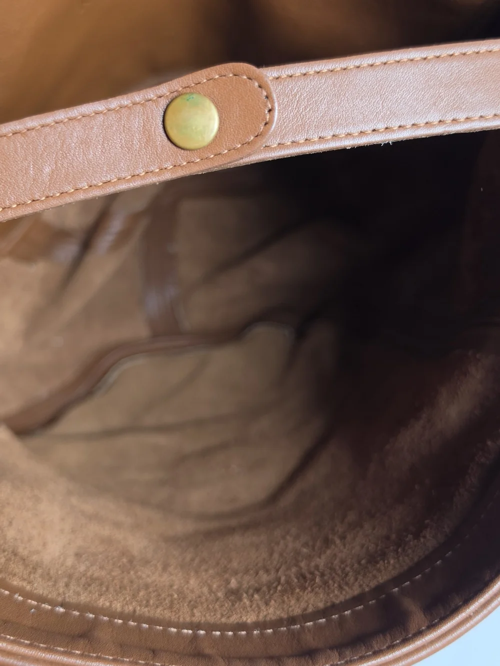 Vintage Coach 4134 Soho Back Sac Brown Leather Backpack Hang Tag